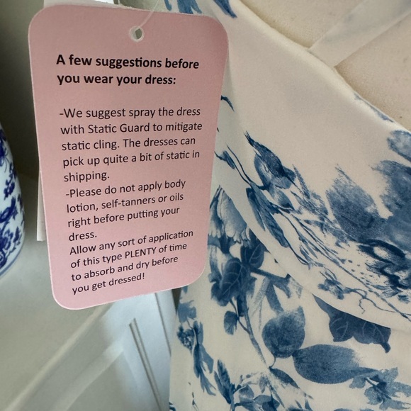 SOFT COWL-NECK A-LINE MAXI DRESS W/ ADJUSTABLE STRAPS IN COTTAGE ROSE DUSK BLUE - Picture 4 of 10